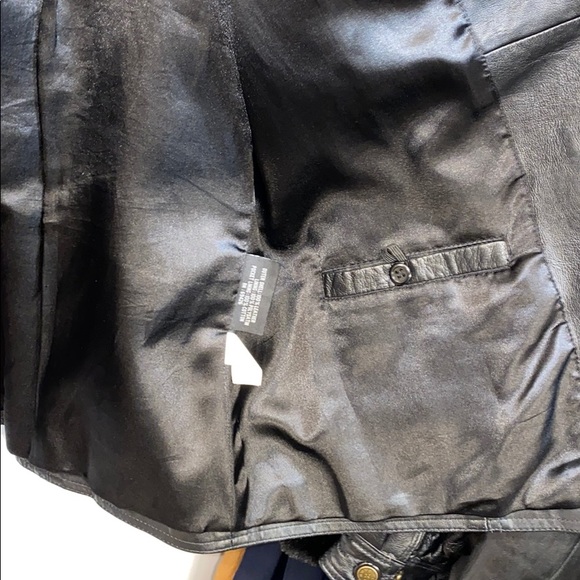 Vintage Wilson leather oversized trendy fit jacket - Picture 8 of 12